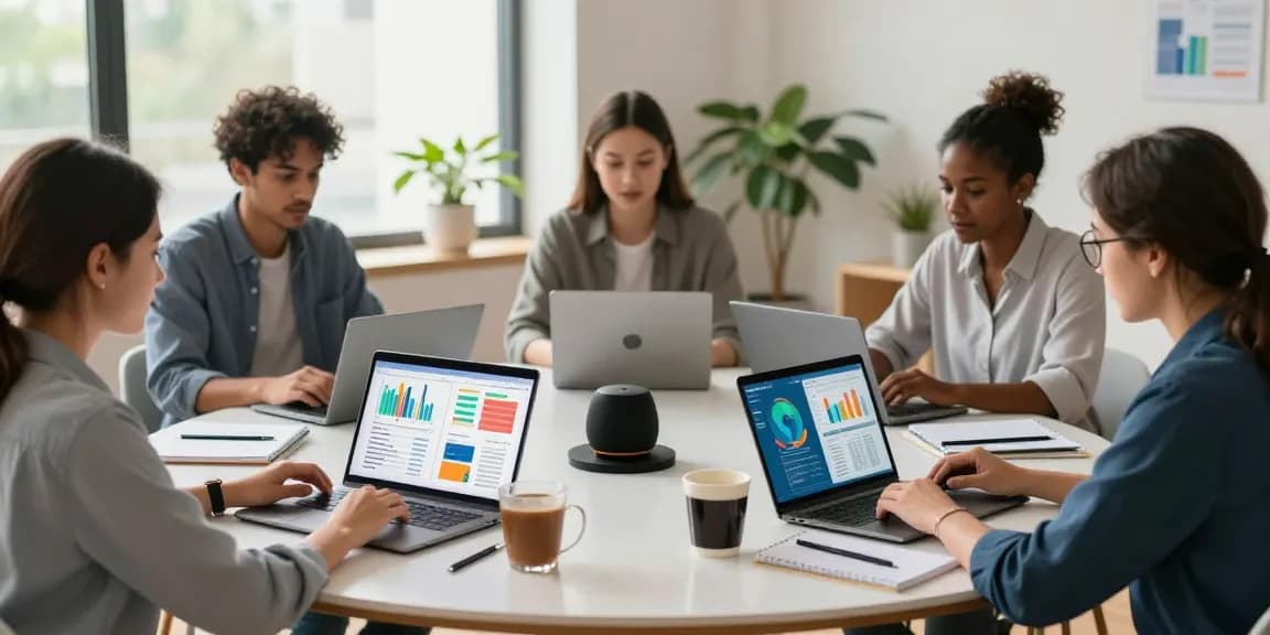 Dynamic virtual collaboration scene showcasing professionals at https://www.bdtjl.app/ engaged in a productive workspace.
