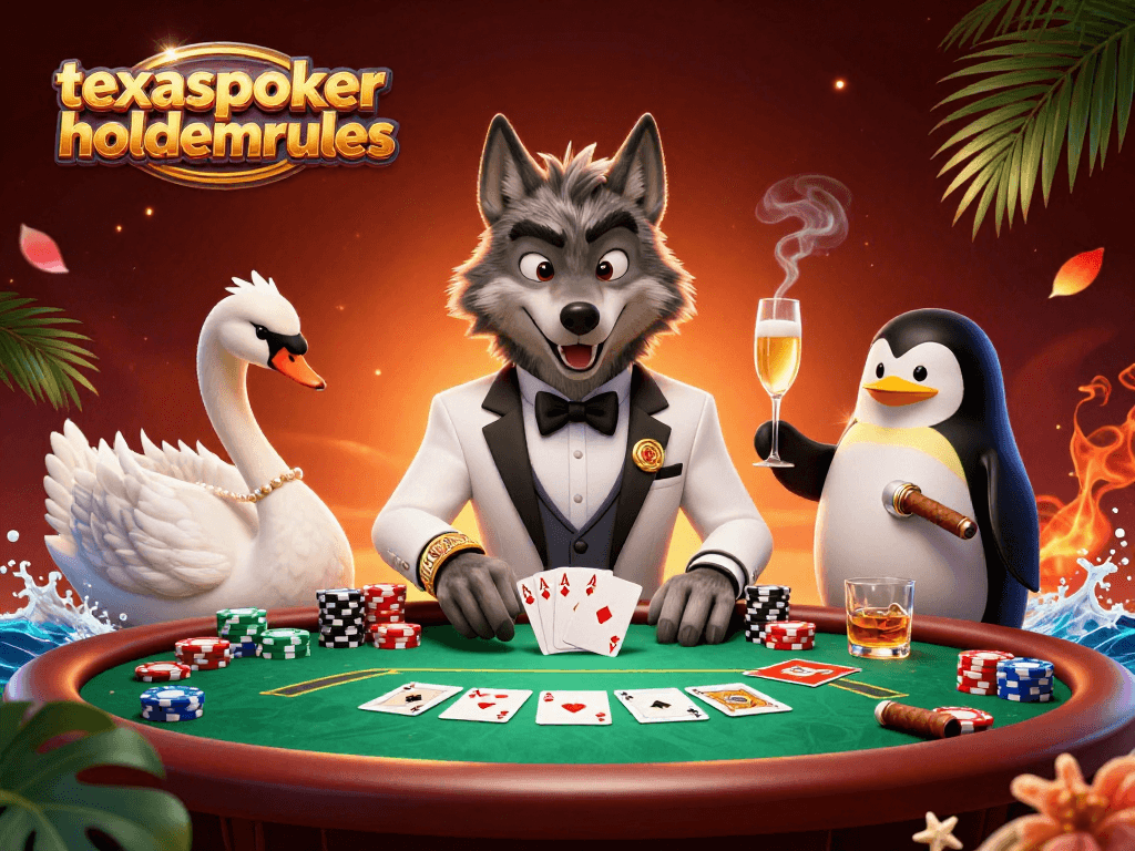 Experience the thrill of strategy with texaspokerholdemrules at a vibrant poker table, featuring colorful chips and cards.