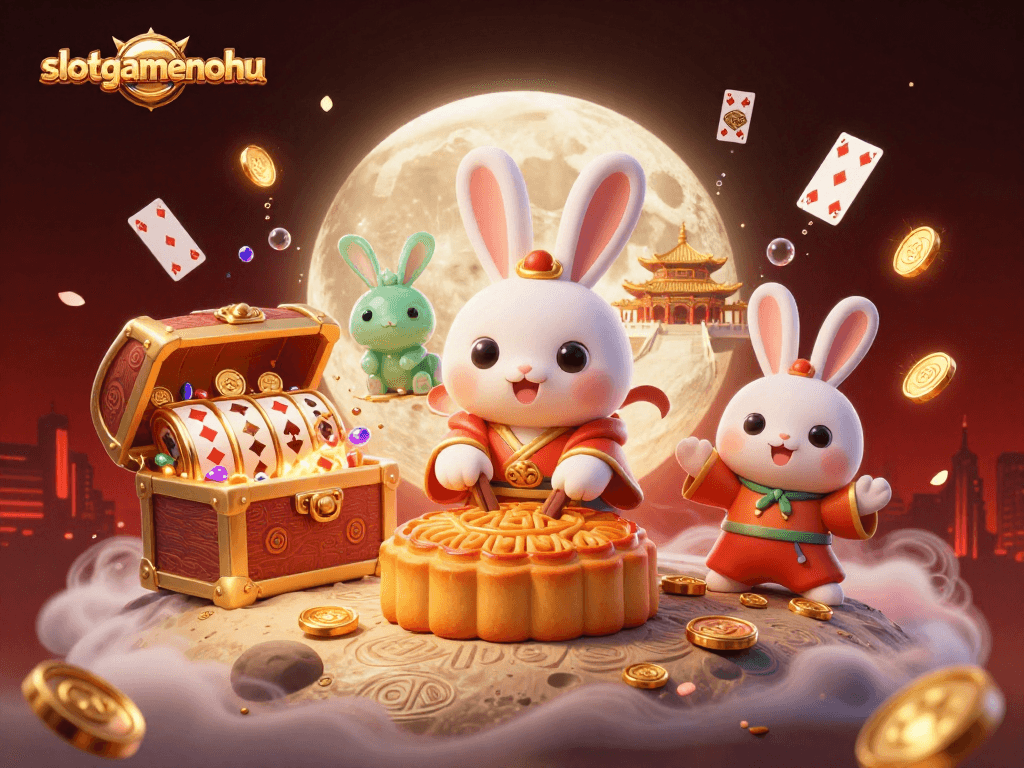 Experience thrilling jackpots with slotgamenohu in an enchanting casino scene.