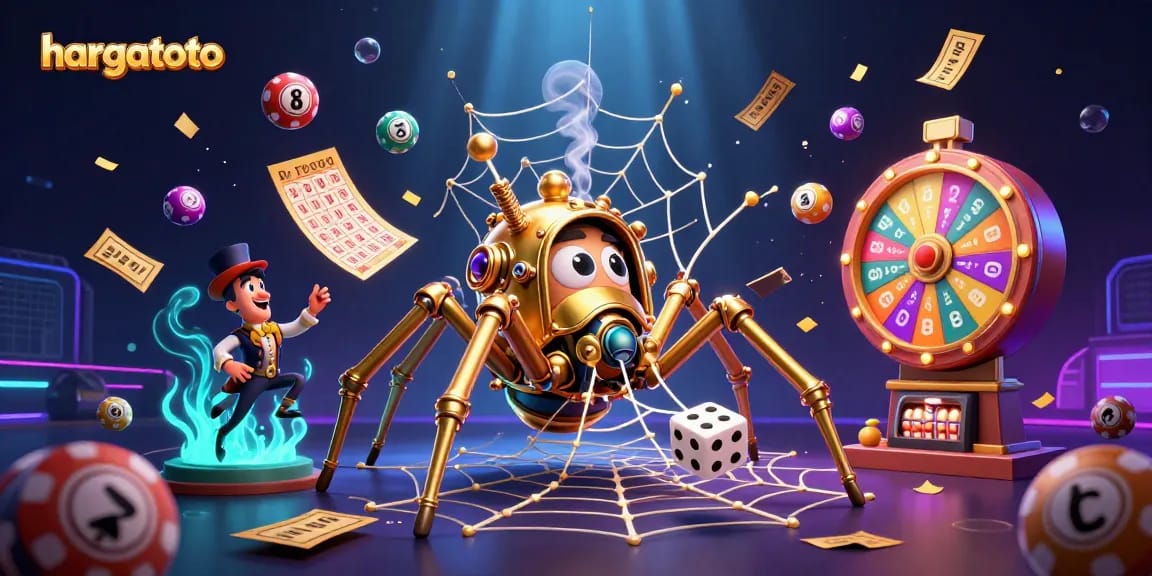 Catch exciting jackpots with hargatoto's golden web of chance and vibrant game elements