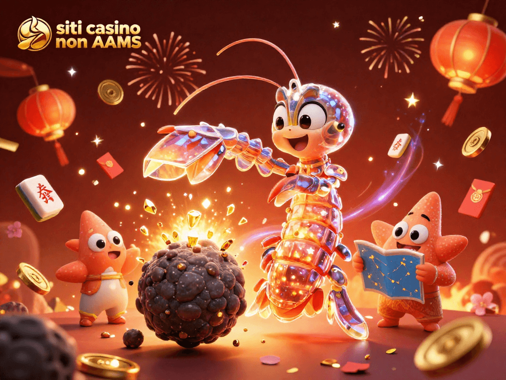 Gioca nei siti casino non AAMS con l'energia di un gambero mantide e straordinari premi d'oro.
