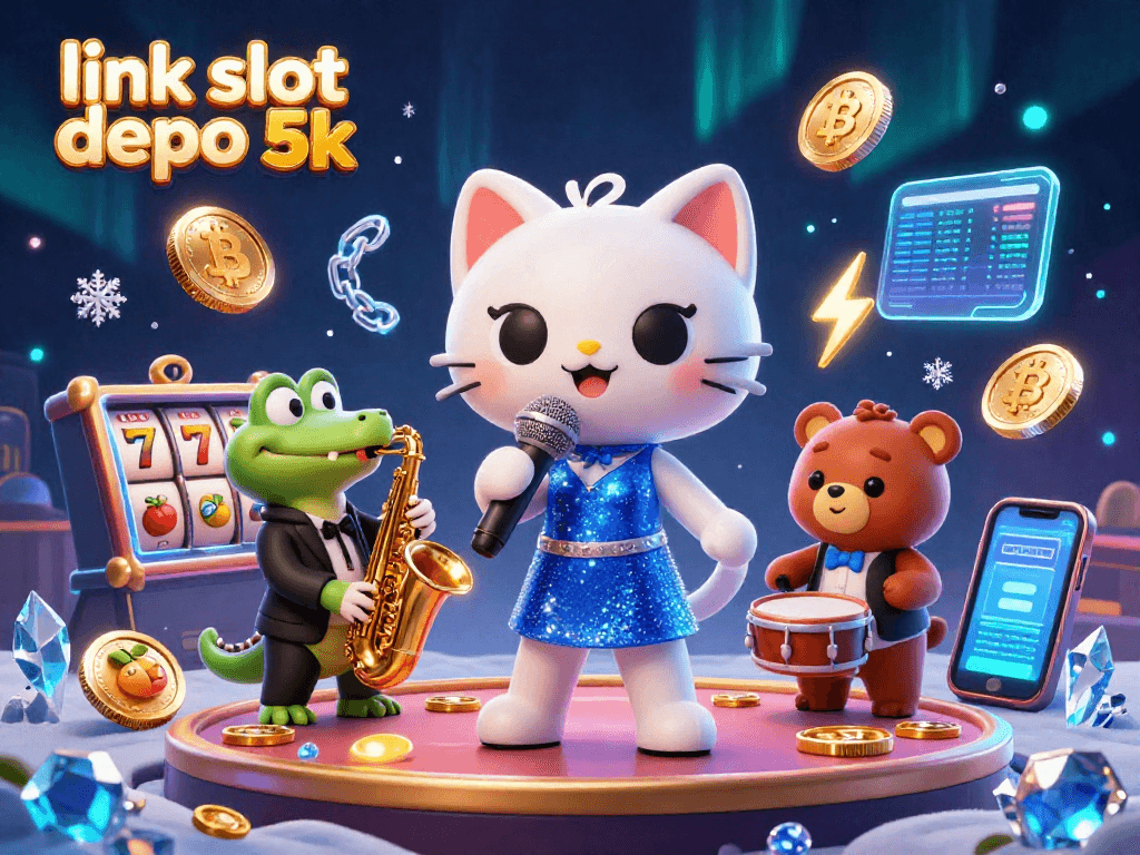 Spin and win with link slot depo 5k as vibrant characters bring excitement to the casino stage.