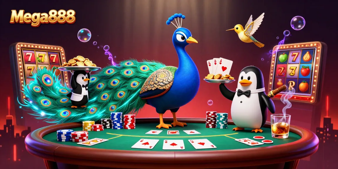 Experience thrilling gameplay with mega888's vibrant slot games featuring dynamic characters and engaging elements.