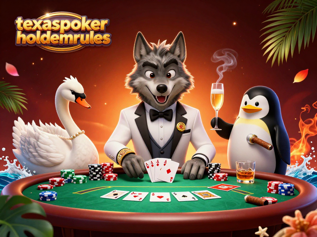Experience the thrill of strategy with texaspokerholdemrules at a vibrant poker table, featuring colorful chips and cards.