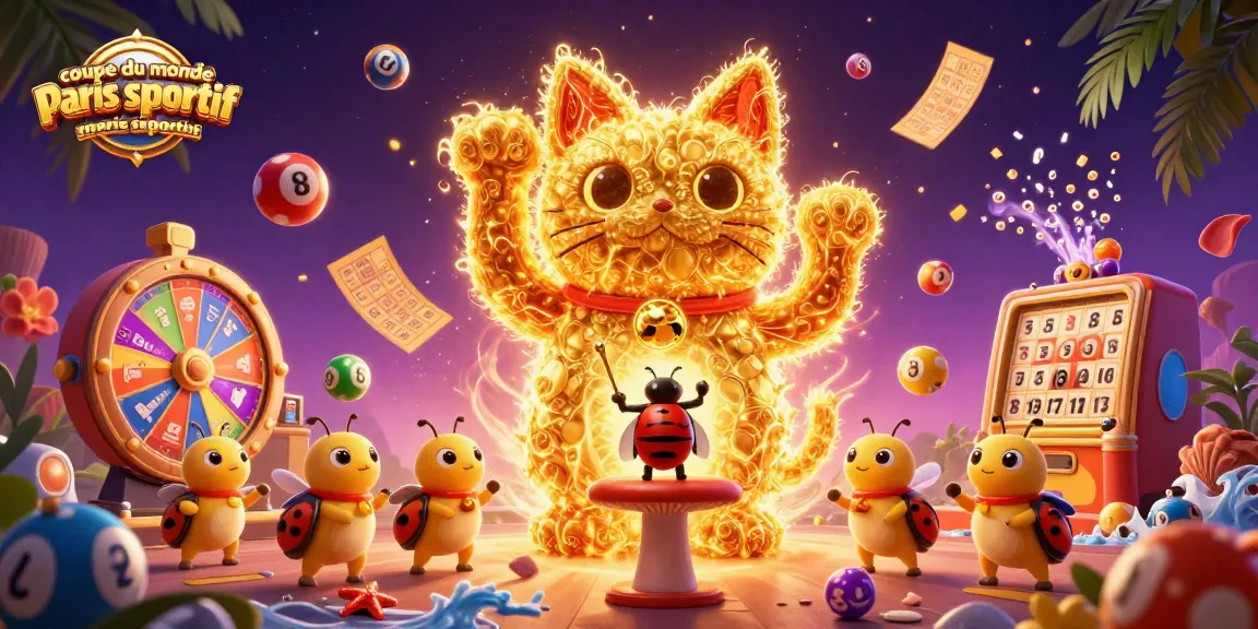 Vivez la coupe du monde paris sportif avec une scène de jeu riche en couleurs et symboles animés.