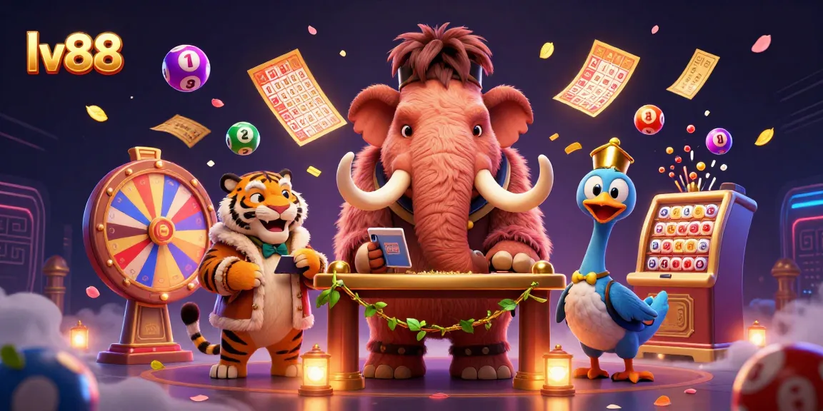 Engage in thrilling action at lv88 casino with vibrant lottery games, unique characters, and dynamic rewards.