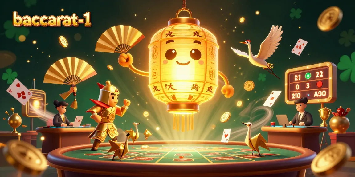 Bet on baccarat-1 and enjoy thrilling 3D illustrations featuring vibrant casino elements and action.