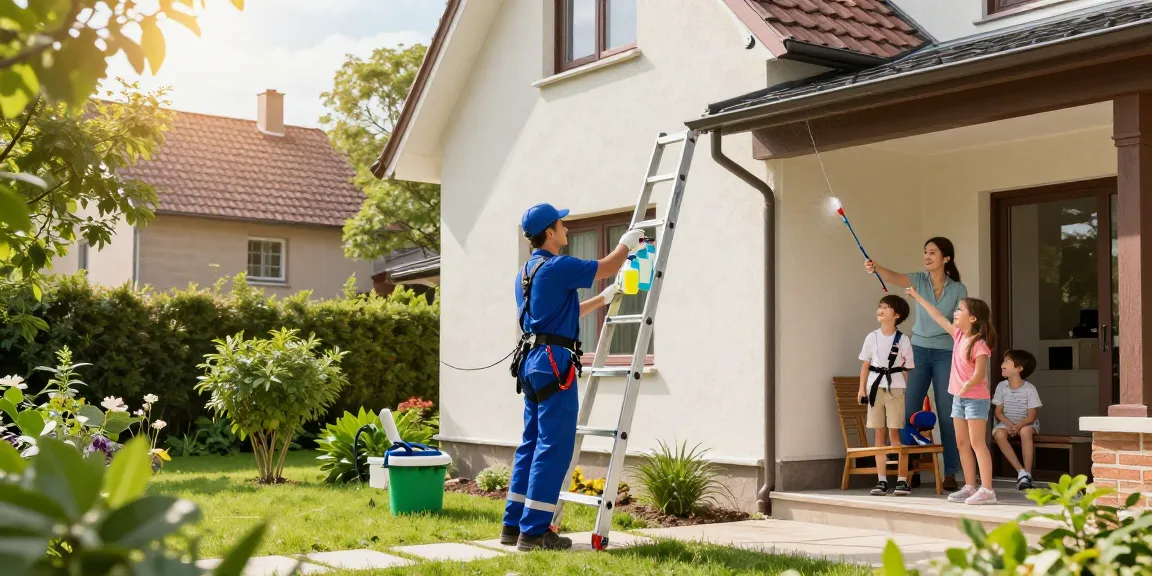 Fassadenreinigung Breuna – Professionelles Team bei der Arbeit.