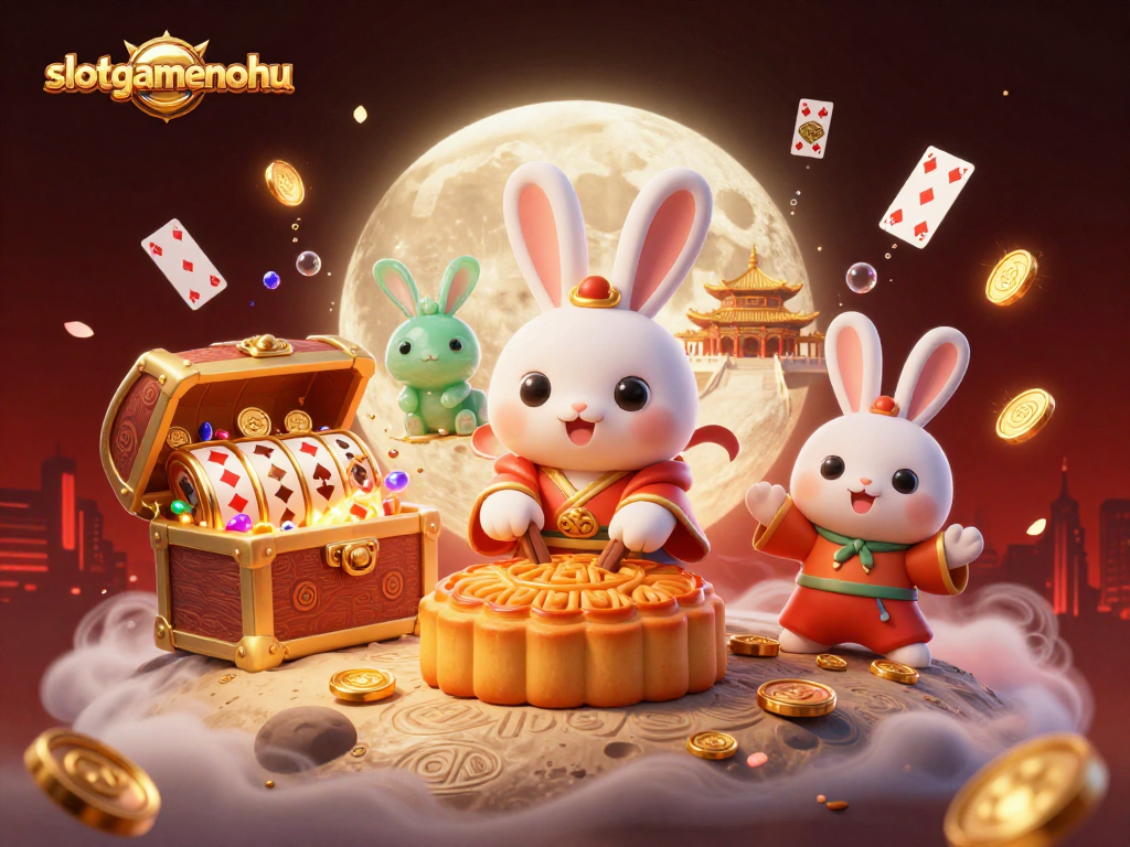 Experience thrilling jackpots with slotgamenohu in an enchanting casino scene.