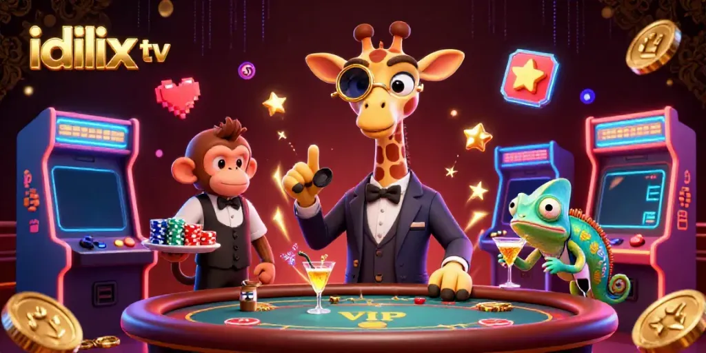 Engage with the vibrant idlix tv scene featuring high-roller giraffe at a vibrant casino