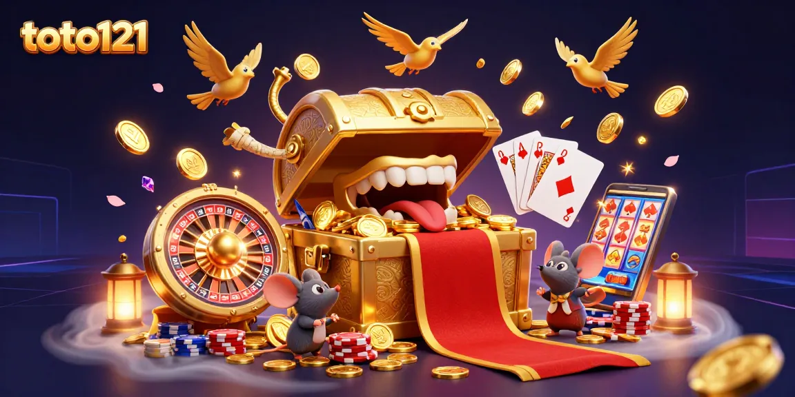 Engage with toto121's vibrant casino scene, featuring rich graphics and adventurous elements.