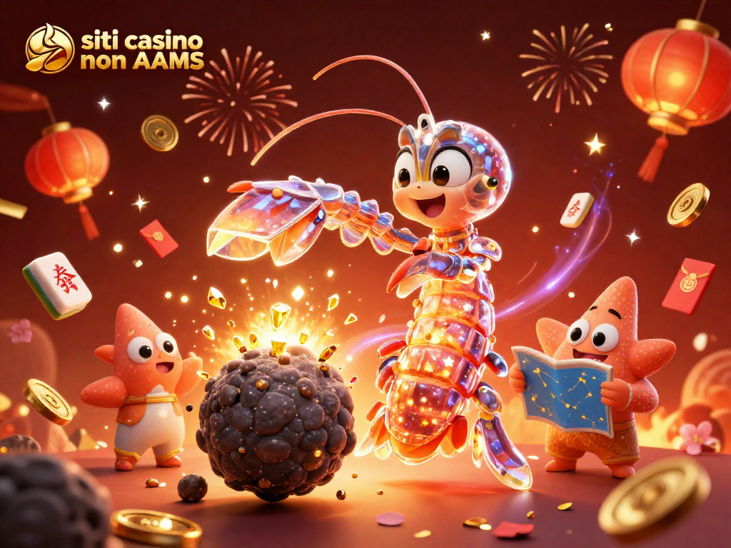 Gioca nei siti casino non AAMS con l'energia di un gambero mantide e straordinari premi d'oro.