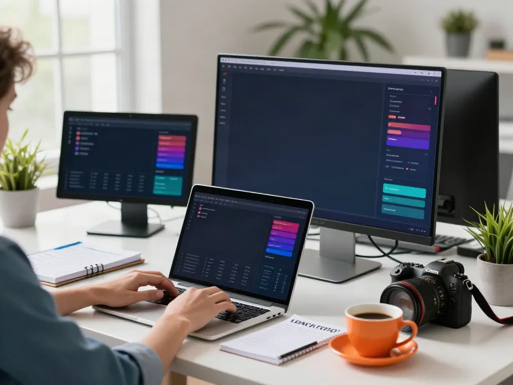 Click this link to learn about effective digital marketing strategies in a vibrant workspace.