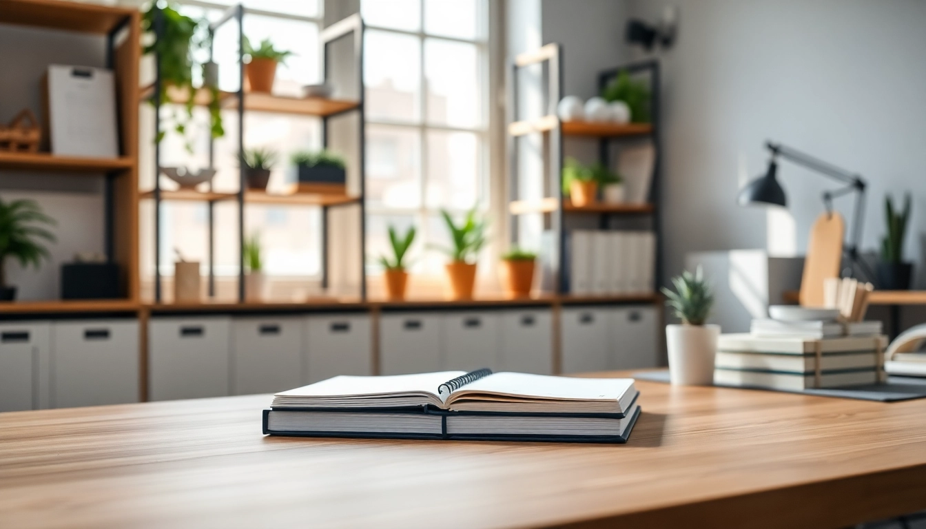 Plan highlights for Effortless Daily Organization in a serene office setting with natural light.