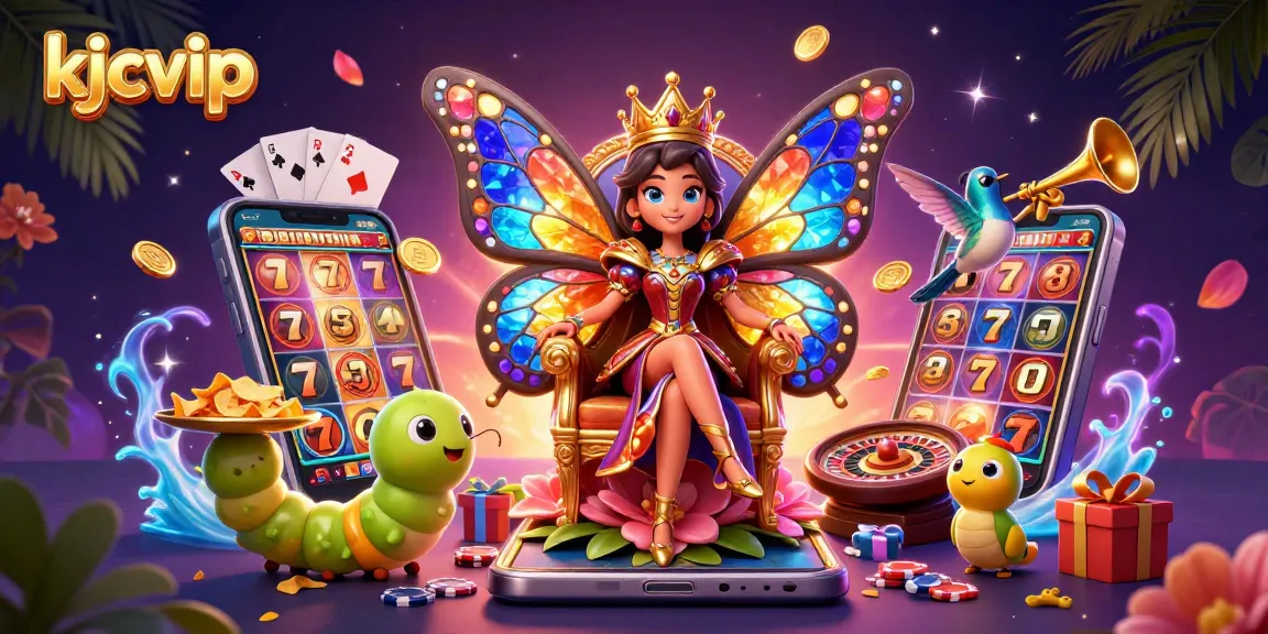 Engaging 3D illustration representing kjcvip's vibrant casino environment with dynamic gaming elements.