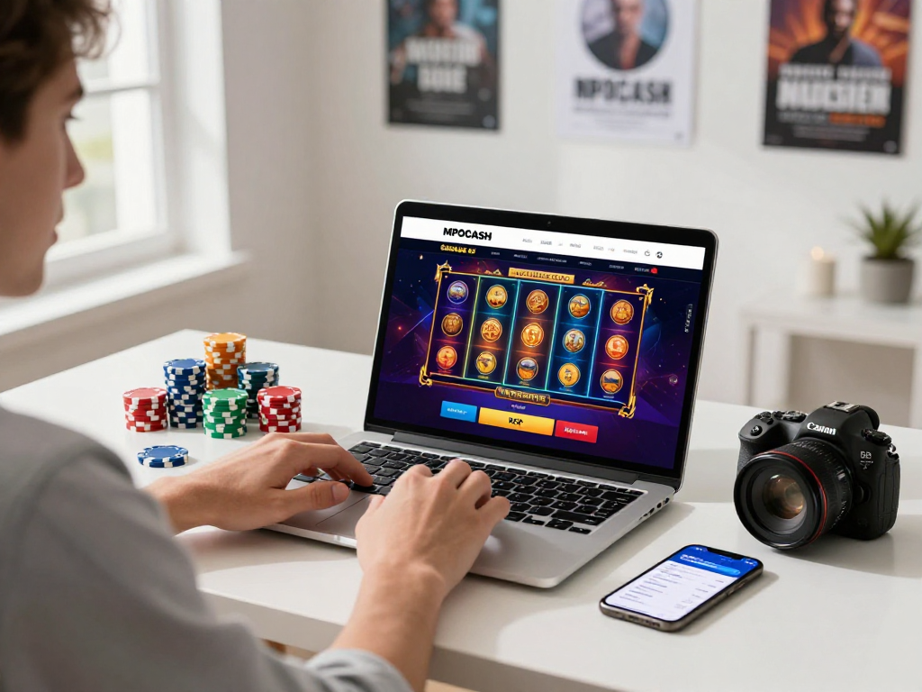 MPOCASH gambling experience on an engaging online platform with vibrant game slots and RTP stats.