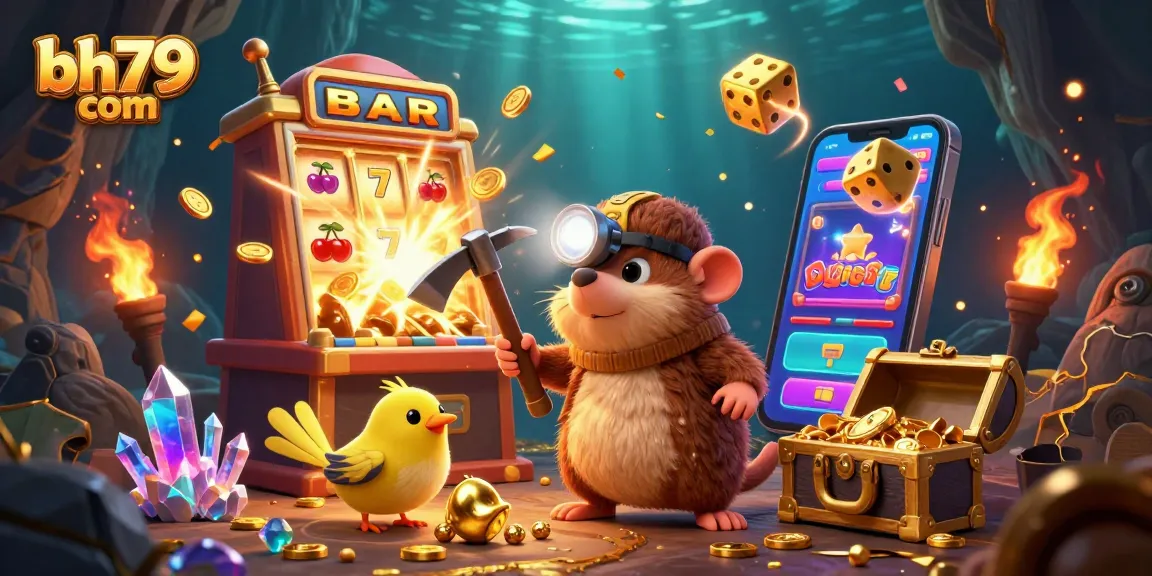Experience big wins at bh79 com with colorful slot machines and gleaming gold treasures.