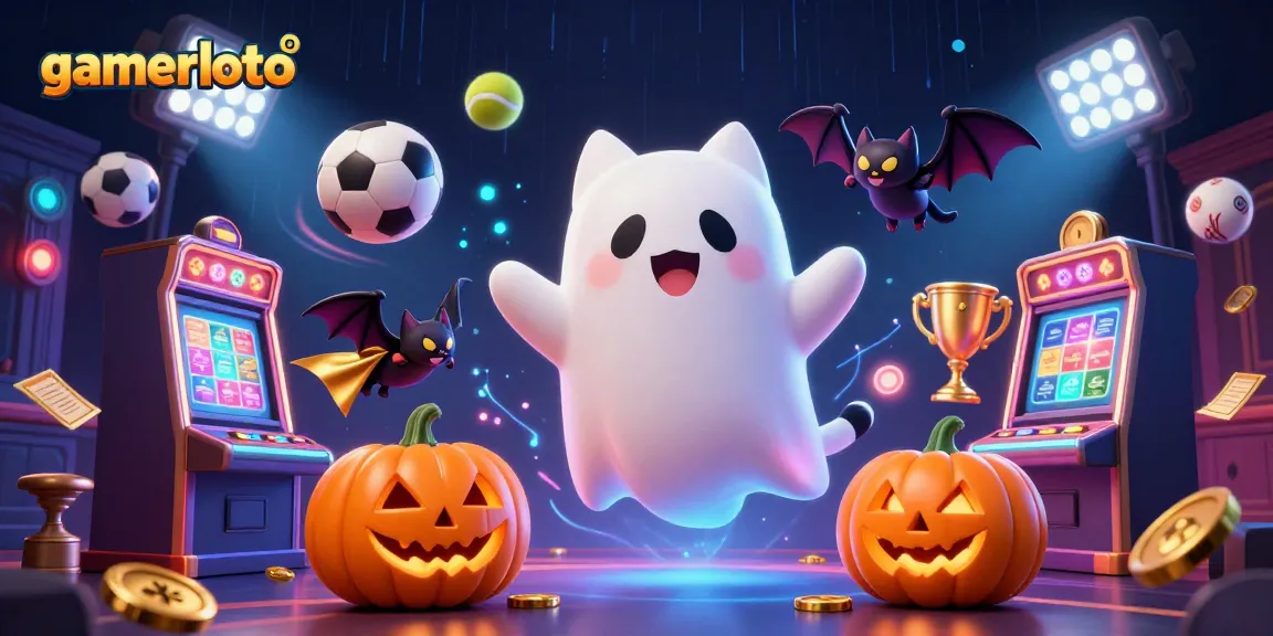 Engage with gamerloto's thrilling haunted casino adventure, featuring spooky characters and dynamic gambling elements.
