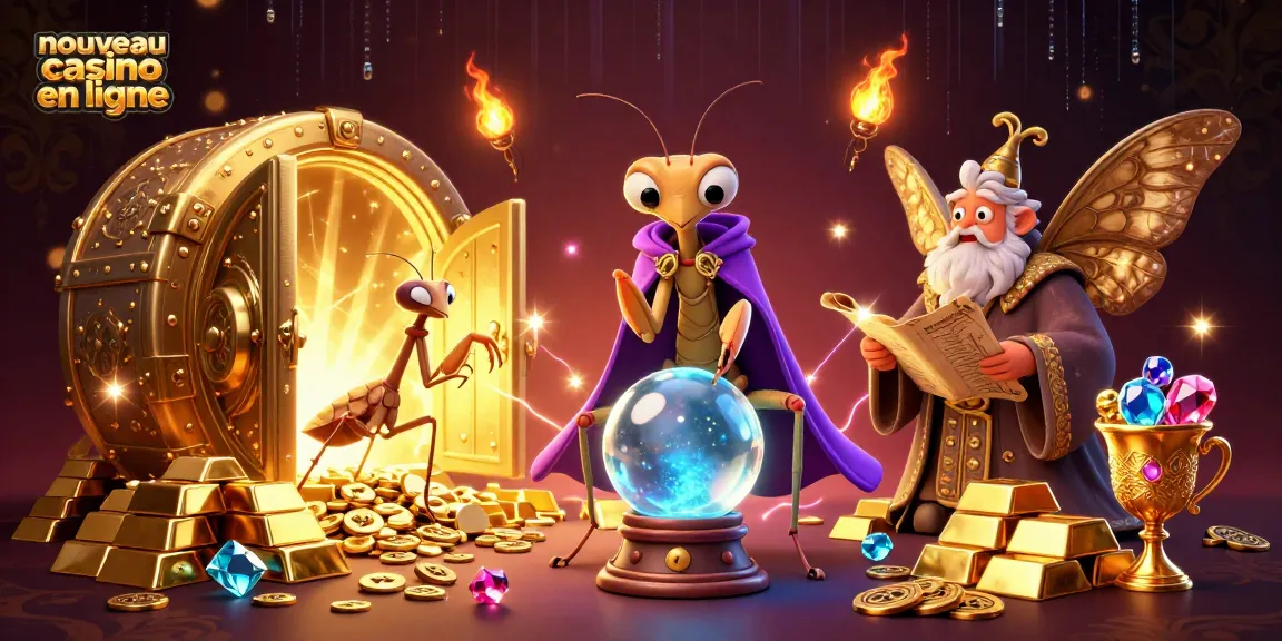 Profitez d'un nouveau casino en ligne avec des personnages de jeu captivants et d'impressionnants trésors dorés.