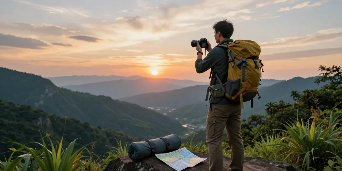Inspiring traveler experiences with NAGA2000 at sunset mountain vista