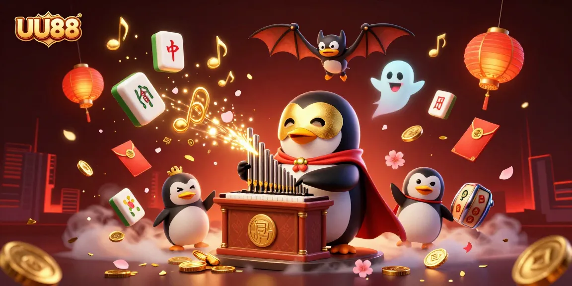 Experience thrilling gaming adventures at UU88 with vibrant 3D illustrations of casino excitement.