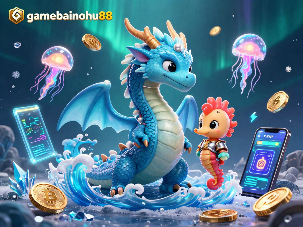 Engage in the immersive world of gamebainohu88, featuring stunning dragon and seahorse characters in an underwater casino.