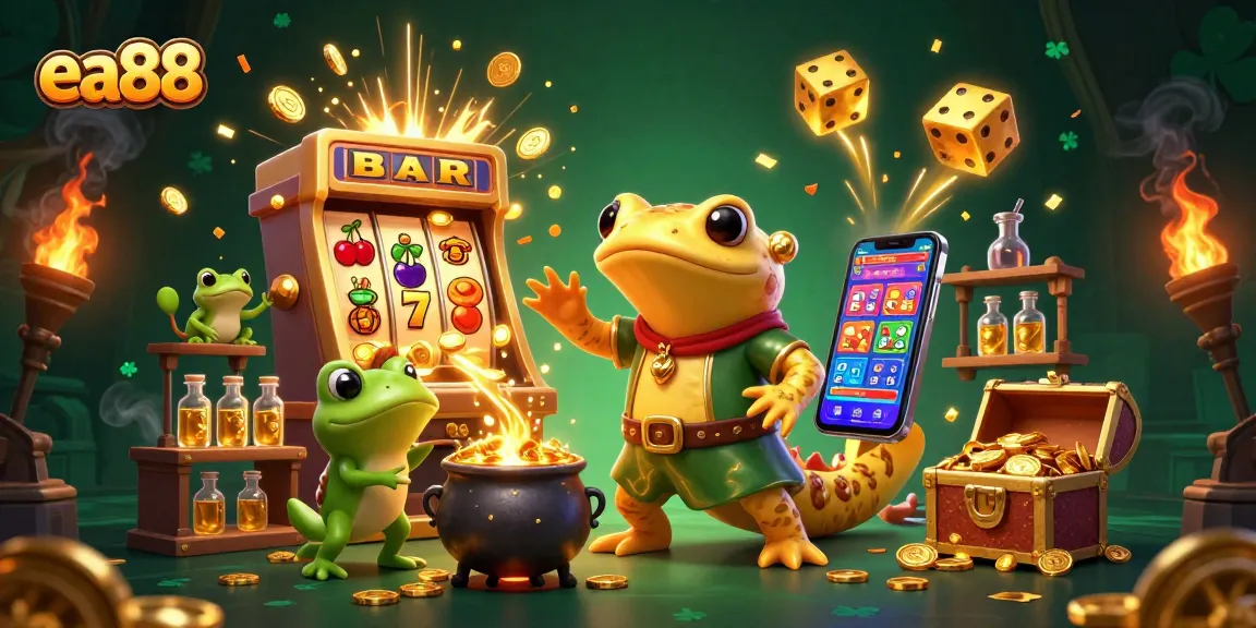 Experience the thrill of ea88 with a jackpot explosion amidst vibrant casino elements