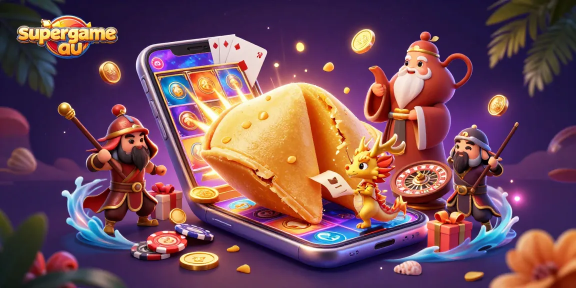 Engage with supergame au for thrilling online casino action in a vibrant 3D illustration.
