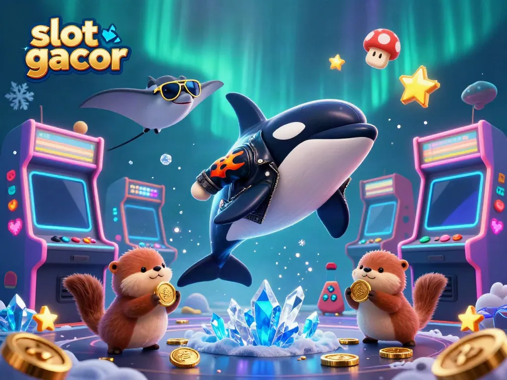 Experience thrilling gameplay in slot gacor with dynamic characters and colorful casino elements.