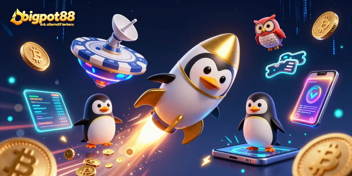 Gambarkan keseruan dengan bigpot88 link alternatif terbaru, dalam ilustrasi kasino yang berwarna-warni.
