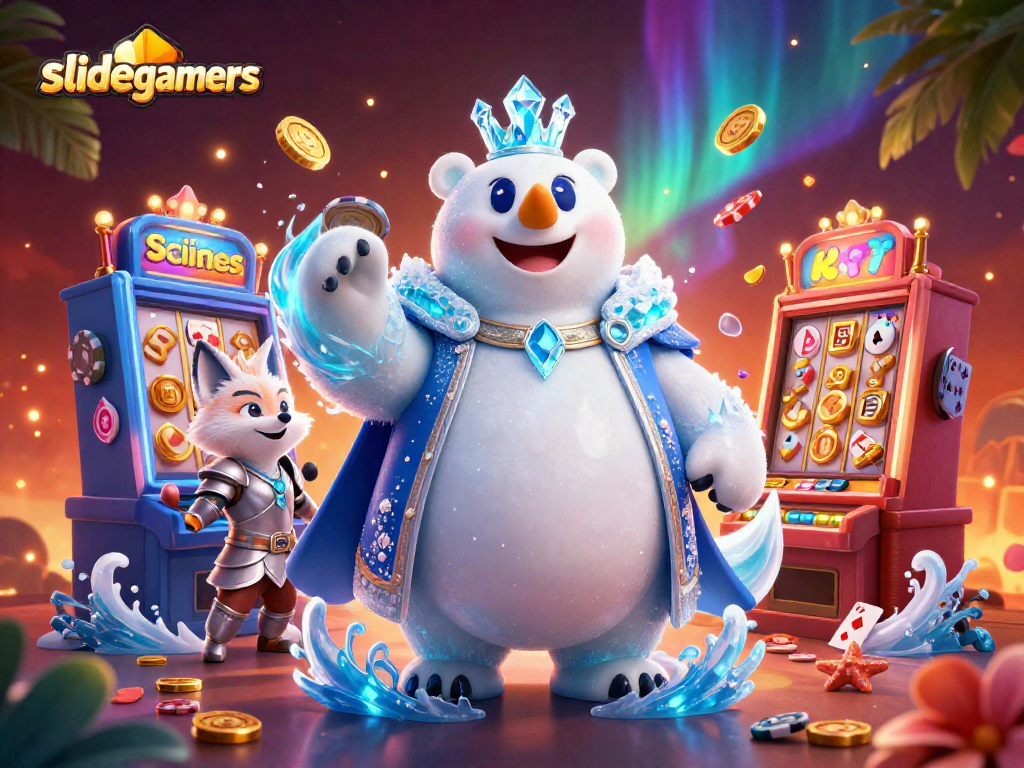 Engage with slidegamers, where the excitement of slot machines meets thrilling 3D gaming elements.