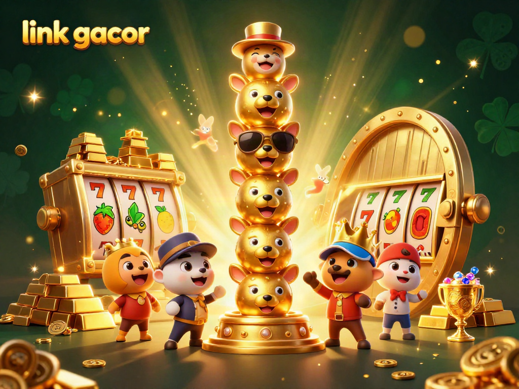 Engage with link gacor as you explore vibrant 3D casino illustrations featuring animated characters.