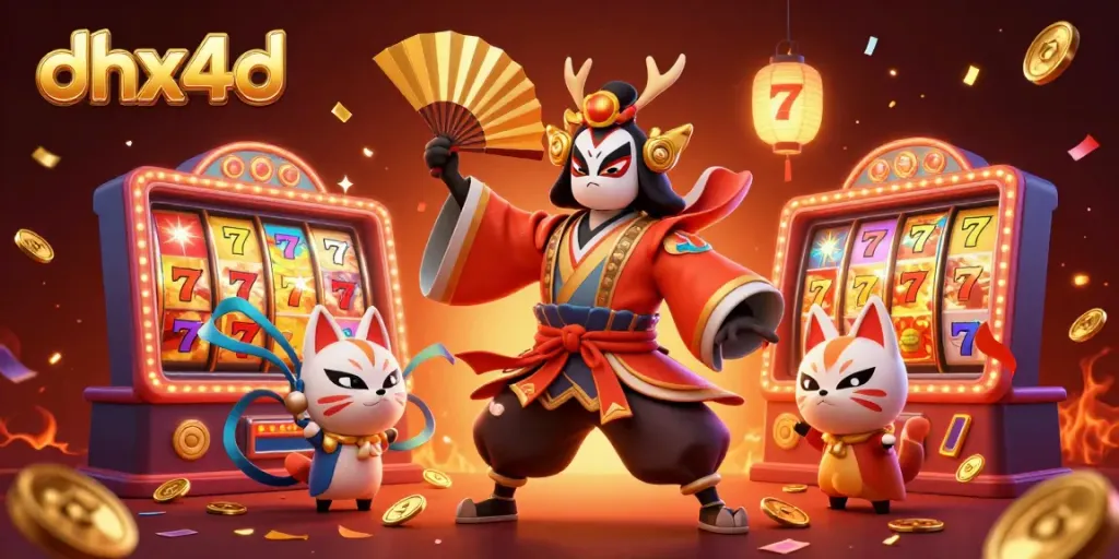 dhx4d tampilkan aksi pemutar slot dengan karakter yang berenergi dan grafik menawan.
