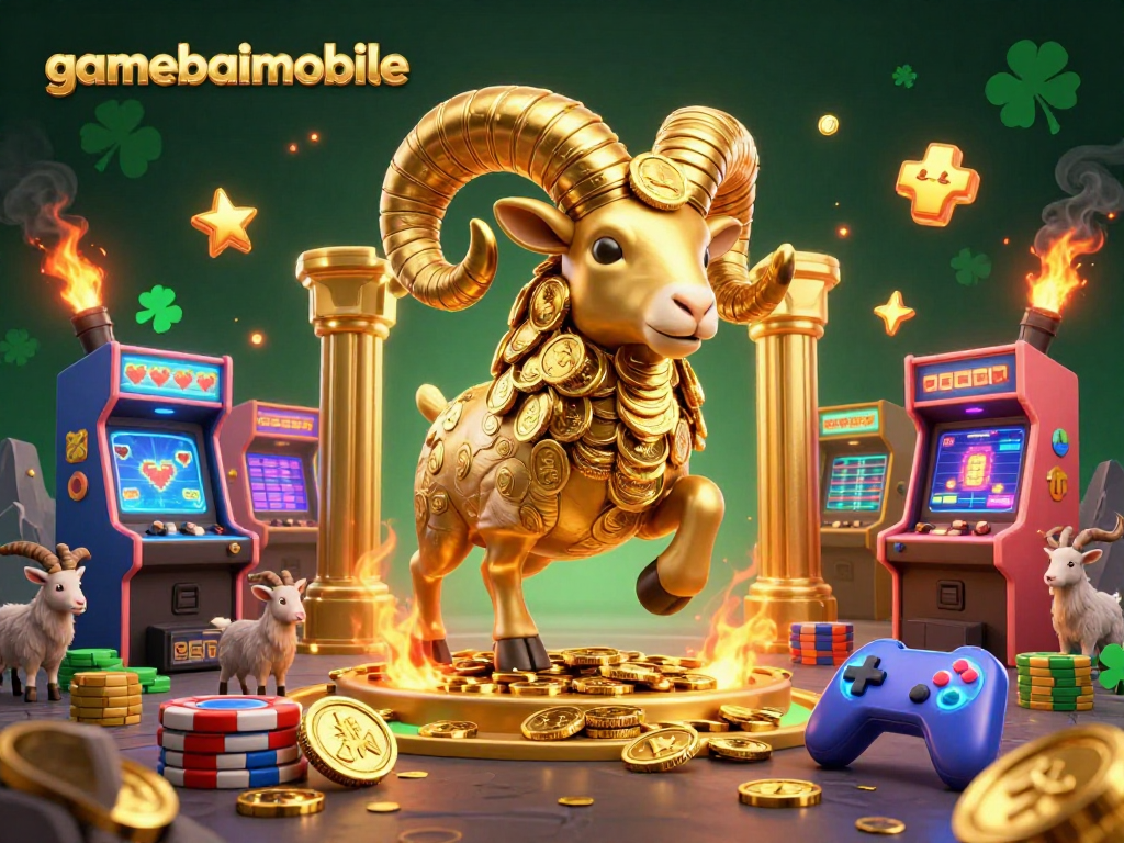 Experience thrilling gameplay with gamebaimobile’s vibrant 3D casino illustrated scene packed with action.