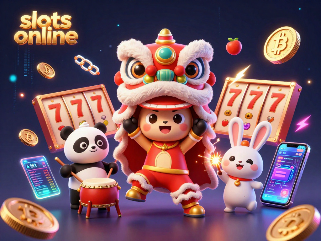 Experience excitement with slots online as a lion dance and characters join dynamic gameplay elements.