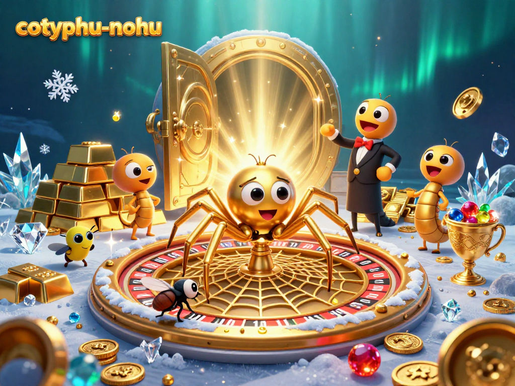 Place strategic bets at cotyphu-nohu while enjoying a vibrant roulette-inspired scene.