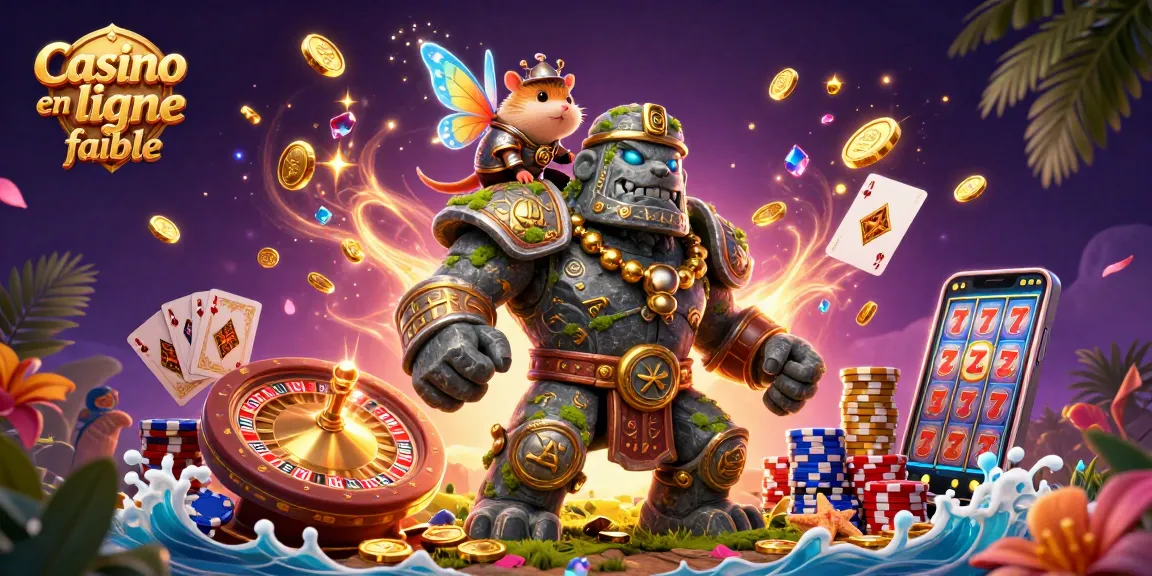 Experience the excitement of Casino en ligne fiable with a magical scene of ancient guardians and sparkling treasures.