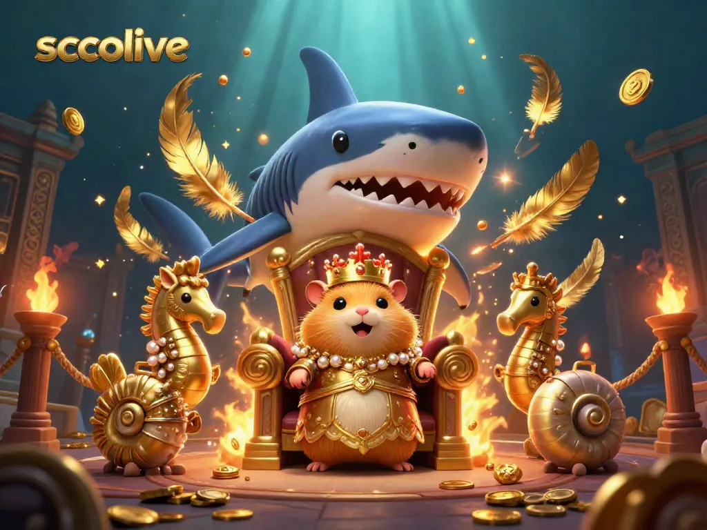 Socolive sports betting action with a fierce hamster king and royal guards in an exciting gambling arena